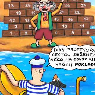Miki a profesor - komiks Čendy Buráčka